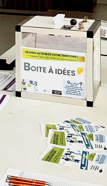 Boite à idées utilisée pour les ateliers